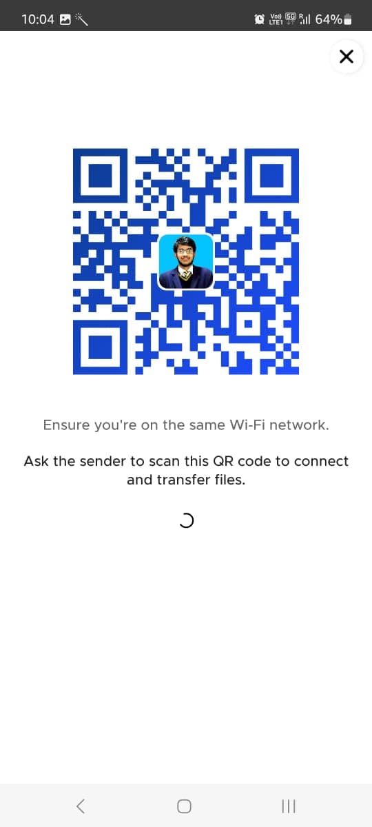 QR-based transfers